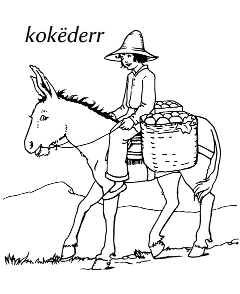 FREE Coloring Sheet - Donkey